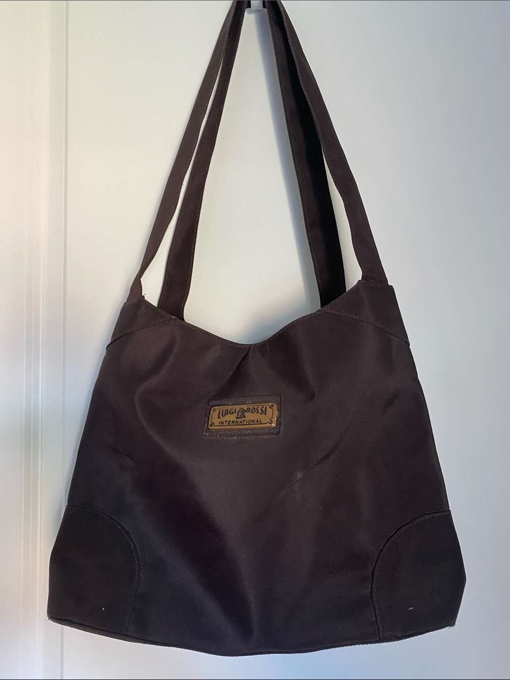 Luigi Rossi International Dark Brown Shoulder Tote